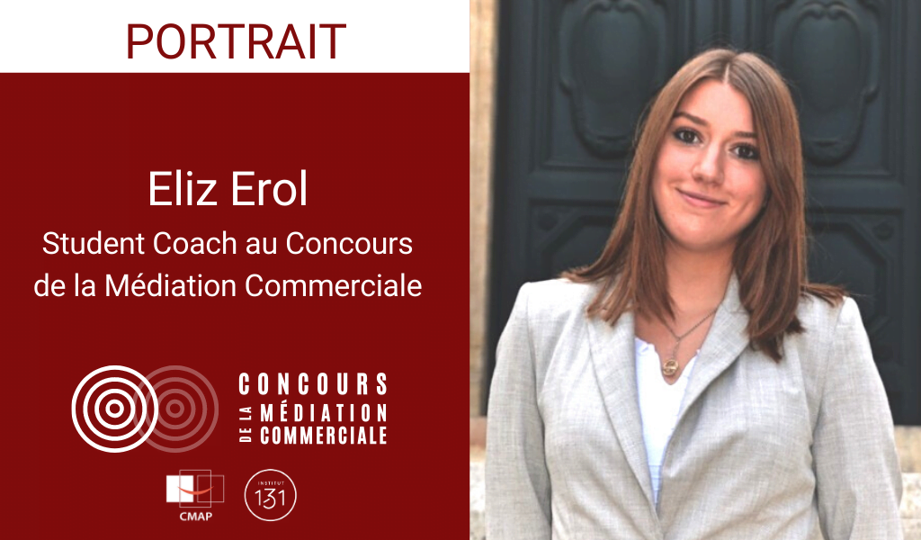Portrait: Eliz Erol, Student Coach du Concours de la Médiation Commerciale
