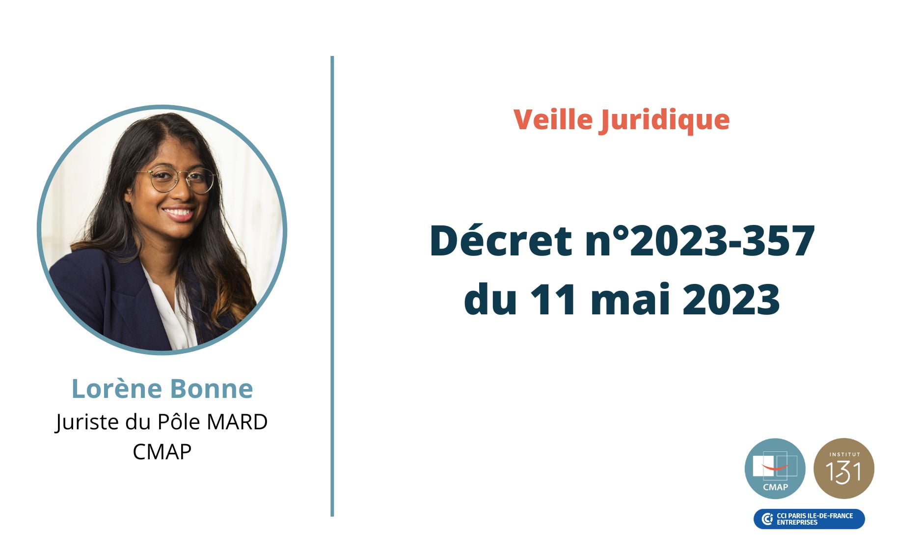 Décret n°2023-357 du 11 mai 2023