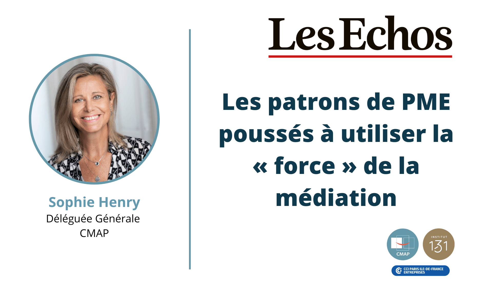 Les patrons de PME poussés à utiliser la « force » de la médiation