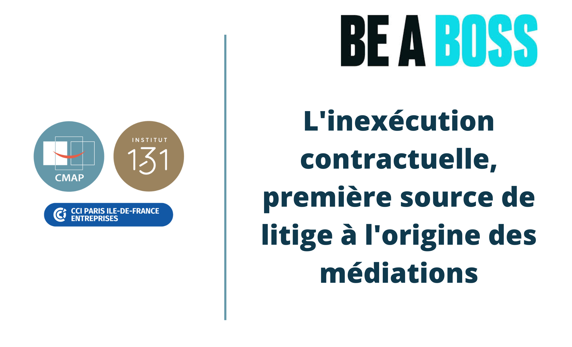 L’inexécution contractuelle, première source de litige à l’origine des médiations