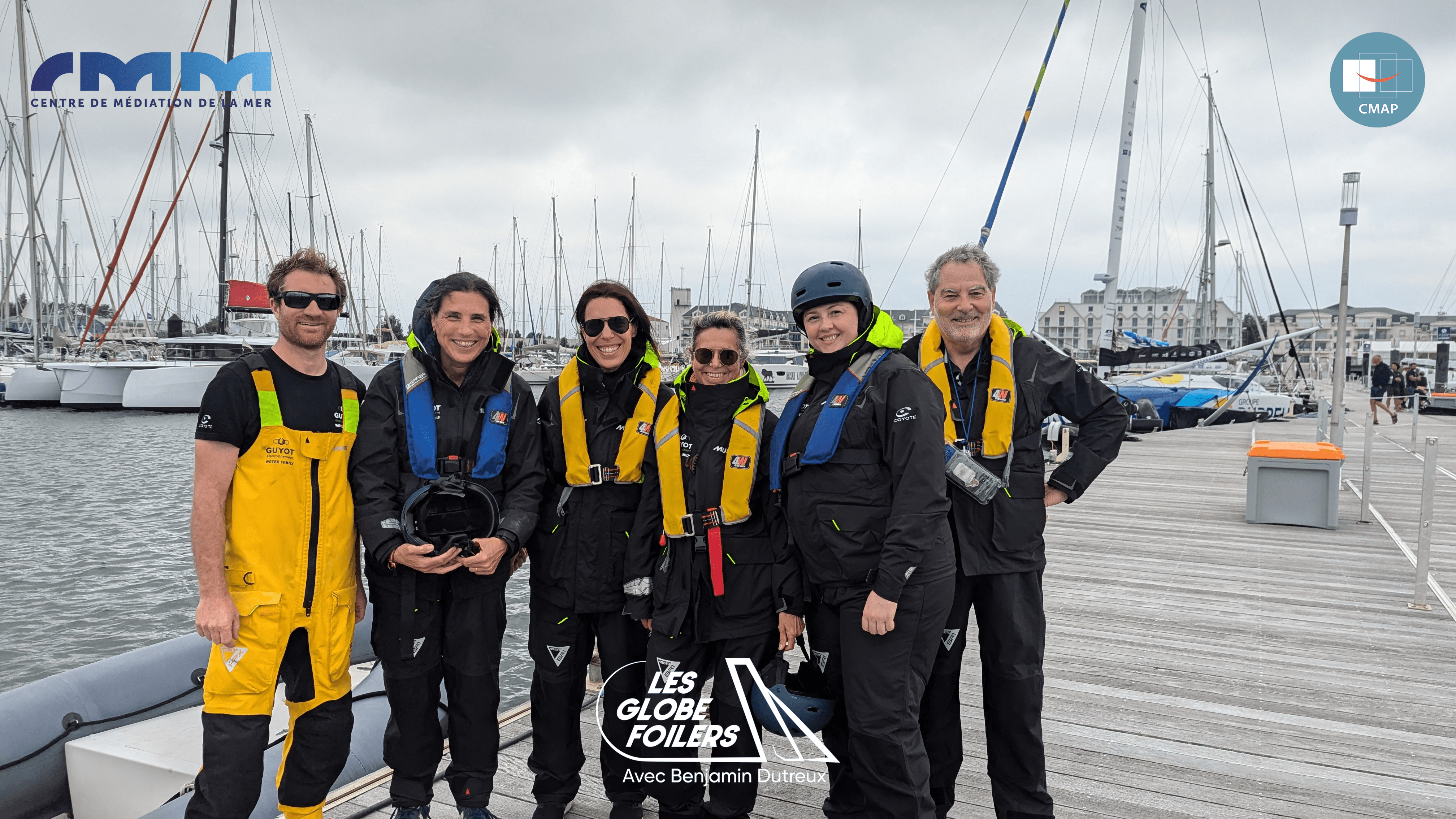 ✨ Le CMAP, partenaire du CMM soutient la team Benjamin Dutreux pour le prochain Vendée Globe ✨