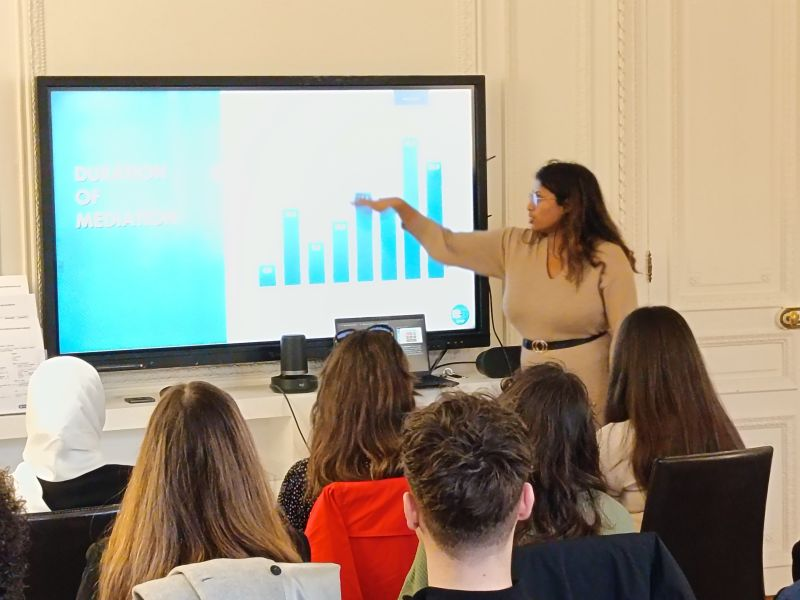 Le CMAP &agrave; la rencontre des &eacute;tudiants d&rsquo;ELSA UK