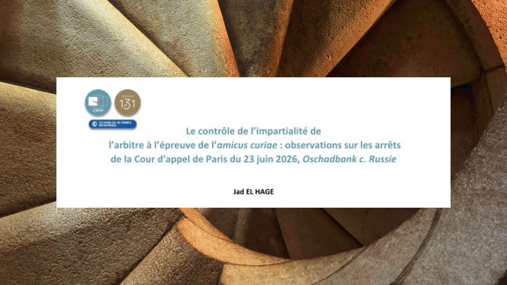 📄 ARTICLE | Le contrôle de l’impartialité de l’arbitre à l’épreuve de l’amicus curiae