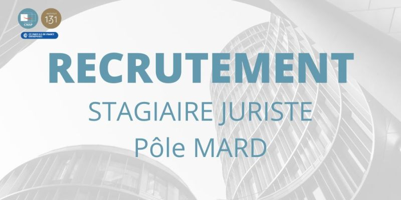 RECRUTEMENT 2026 | Stagiaire juriste pôle MARD